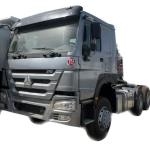Used Sinotruck Howo Tractor Truck with Engine Capacity 8L and Air Suspension