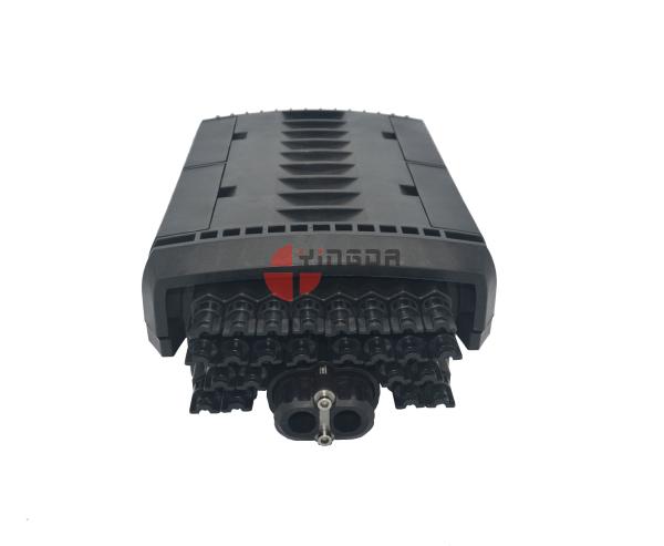 PP Material IP68 Pole Mount 24 Ports FTTH Drop Cable Fiber Cable Joint Box