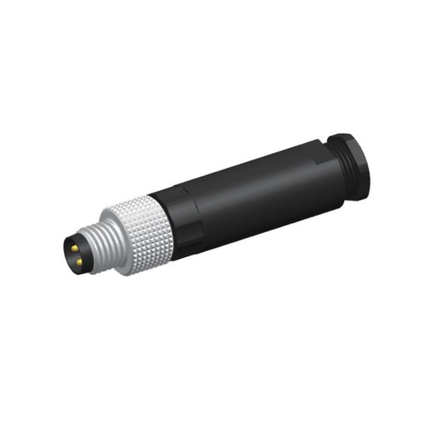 Panel Mount M8 Waterproof Connector 2 3 4 5 Pin Straight Plug And Socket