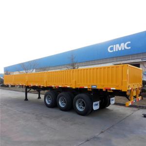 Wholesale Cargo Transportation 3 Axle 80T Drop Side Trailer from china suppliers