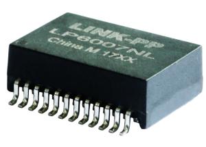 Wholesale 3500V High Voltage Isolation Transformer Single Ports For Lan Ethernet , LP6007NL from china suppliers