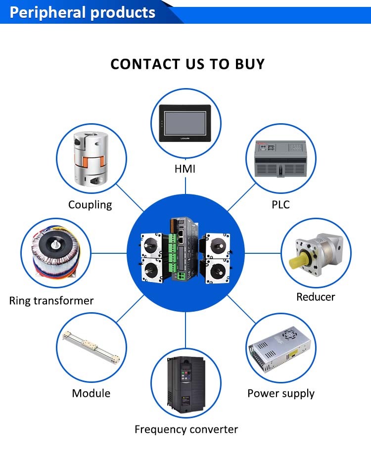 Lichuan 4A DC Open Loop Stepper Motor Drivers Kit EtherCAT 3.5N.m 2 Phase Nema24 DC24V～50V 4.0A