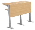 Kids Wooden Double School Desk And Chair For Classroom OEM / ODM Service