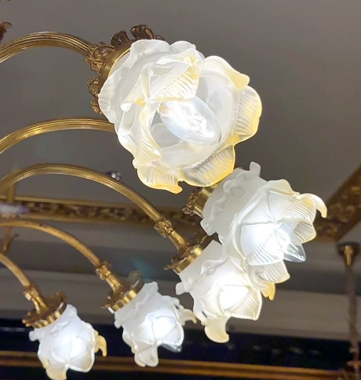 European Elegance Large 2 Story Foyer Chandelier Big Light Fixtures Museums Historic Buildings