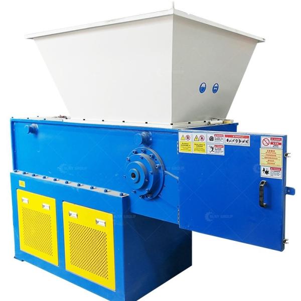 800kg/h Industrial Single Shaft Plastic Shredder Crusher PE Film/Pipe Machine