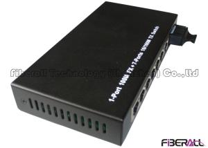 Wholesale Multi Ports 10/100M Optical Media Converter With SC Port And Seven RJ45 Ports from china suppliers