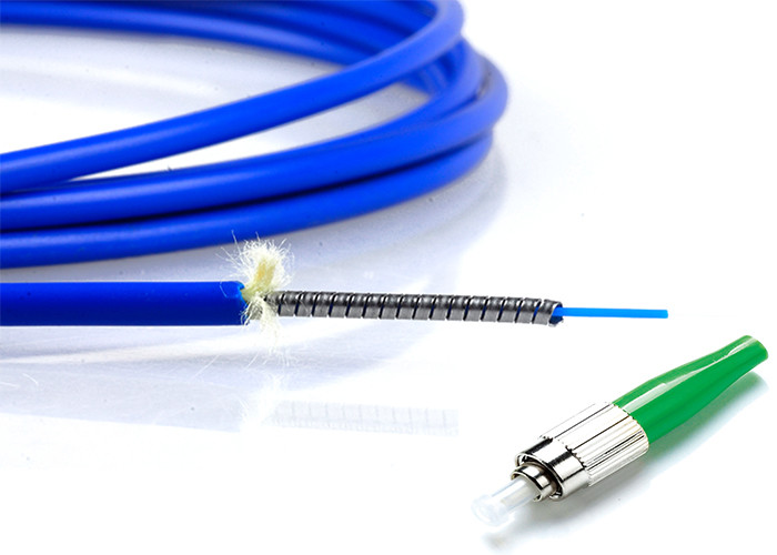 FC Amored Fiber Optic Patch Cord Single Mode Mono Mode Simplex 12 Cores FTTH FTTA CATV
