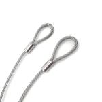 Display Wire Rope Lanyard Steel Wire Sling Stainless Steel With String Loops