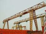 Stainless Single Beam Gantry Crane 32m Lifting Height With Spreader 15 Ton CE