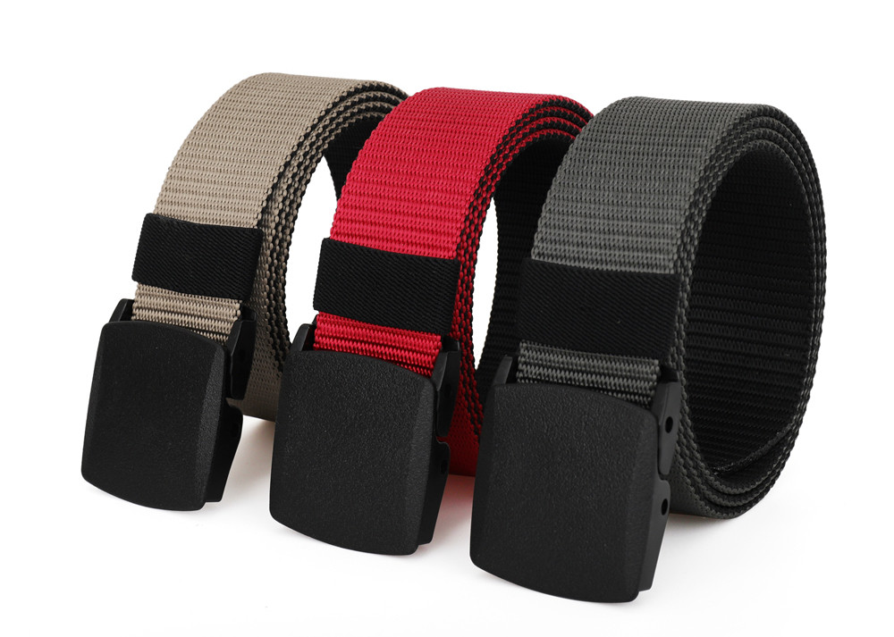 3cm Fabric Plastic Buckle Nylon Belt
