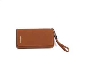 Wholesale AI CAD 20.2x10.5cm Mens PU Leather Wallet Men Clutch 3cm Thick With Wristlet from china suppliers