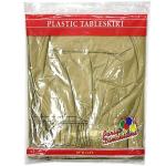 Modern Plain Style Disposable Plastic Table Skirts , Party Table Decorations