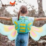 Nohoo factory price blue butterfly 3D cartoon backpack preschool neoprene