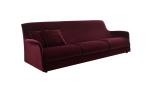 0.9x1.8m Velvet Sectional Sofa Fabric Chaise Longue Chesterfield