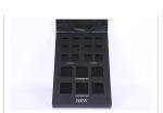 Acrylic Makeup Organizer for Powder Mat Compartment Plexiglass Cosmetics Display