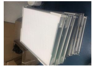 Wholesale Customed ≤100.C Hot Melt Adhesive Mini Pleated Aluminum Alloy ULPA Air Filter from china suppliers
