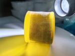 Yellow 99.99% Al2O3 Sapphire Single Crystal Lab Grown Rough Materials For