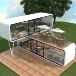 Modern 20FT Portable Apple Cottage Outdoor Mobile Prefabricated Apple Cabin