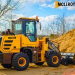 1670-20 Tire Mini Articulated Wheel Loader, 5300kg Operating Weight Front End