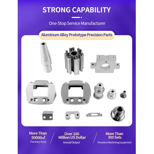 Customized Processing Low Volume Sheet Metal Brackets with 3/4/5 Axis Machining and 0.01-0.05mm Tolerance