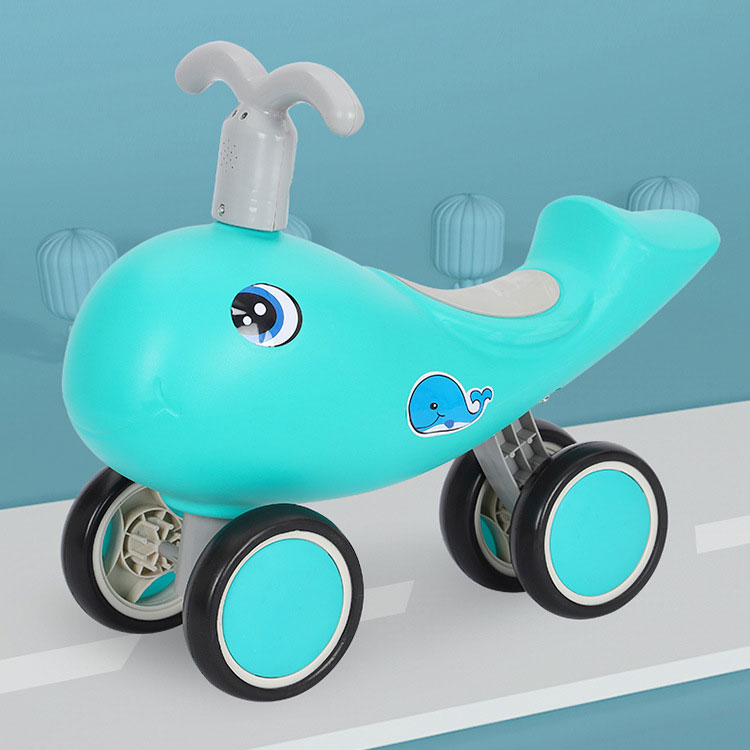 Foldable Toddler Balance Bike Non Pedal Bicycle Learning Push Bicycle Toy Boys Girls
