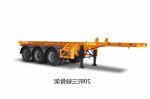 Semi Truck Trailer Container Chassis with 1310mm Wheel Base and Wabco Relay