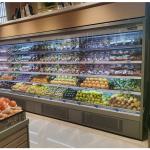 1350L Commercial Multideck Open Chiller For Shop Drink Air Cool Refrigerator