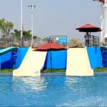 Fiberglass Kids' Water Slides , Commercial Water Slides for Resort Water Pool /