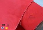Industrial Fiberglass Fire Blanket 14oz 39" Red Acrylic Coated Fiberglass Fabric