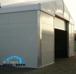 Waterproof Temporary Warehouse Marquee With Steel Plates Hard Walls