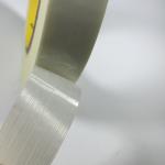 PET Fiberglass Mesh Filament Transparent Adhesive Tape Double Sided For Carpet