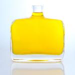 Industrial Liquor 300ml Unique Shaped Round Shoulder Super Flint Glass Bottle