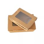 PE Lined Recycled 30oz Brown Paper Bowls Wholesale Custom Size Accepted Fast