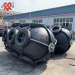 Low Reaction Force Yokohama Pneumatic Fenders with Chain and Tyres