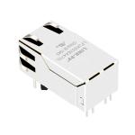LPJK0036A47NL 100/1000 Base-T Tab Up 1x1 Port Shielded RJ45 Female Connector