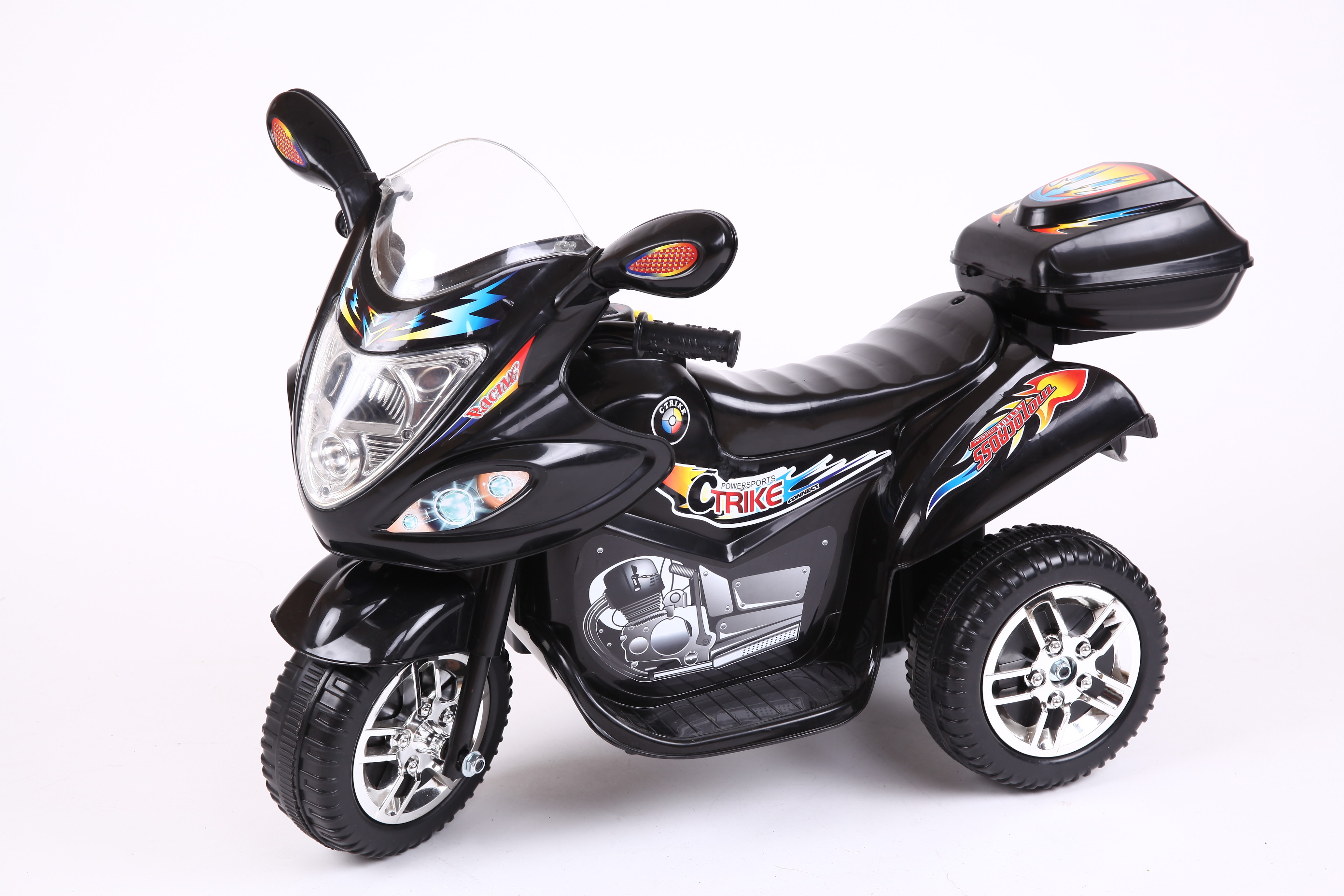 Kids Battery Operated Motorcycles With Colorful Lights And 82*41*51cm Product Size