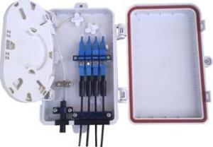 Wholesale Small Fiber Optic Termination Box 4 Simplex SC Or Duplex LC Easy Installation from china suppliers