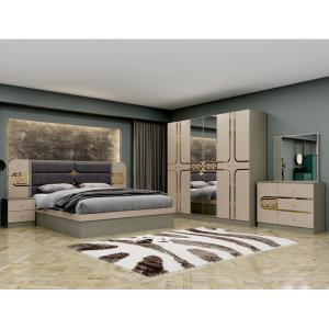 Wholesale Cheap Wholesale Turkish Style Wooden King Size Bed Hotel Double Wood Frame Home Modern Luxury Full Bedroom Furniture Set from china suppliers