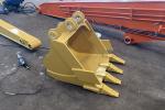 Q355B MN400 heavy Duty Rock Bucket , Excavator Rock Digging Bucket with