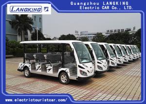 Wholesale White Color Electric Shuttle Vehicles With 11 Seater Zero Pollution Long Service from china suppliers