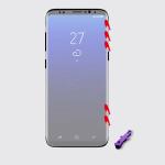 high clear distributor anti glare screen film for Samsung S8+