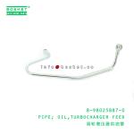 8-98025887-0 Turbocharger Feed Oil Pipe 8980258870 Suitable for ISUZU XE
