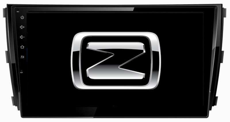 Ouchuangbo car dvd gps navigation android 8.1 for Zotye T600 RK3188 Cortex-A9 1.6GHz 4 Cores bluetooth