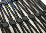 AISI304 Wire Cage Enclosures 2.0mm Black Oxide Ferrule Wire Rope Mesh