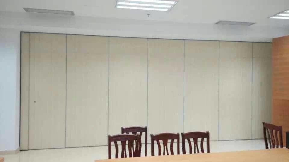Office Sound Proof Melamine Faced Board Sliding Partition Walls For Hotel