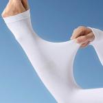 Sublimation Arm Sleeve Blanks Ice Silk Sleeves For Summer Sun Protection UV