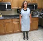 Eco Friendly Disposable CPE Plastic Aprons Oil Proof For Cooking / Baking