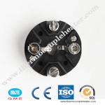 Nickel Plated Brass Thermocouple Ceramic Terminal Block White Color