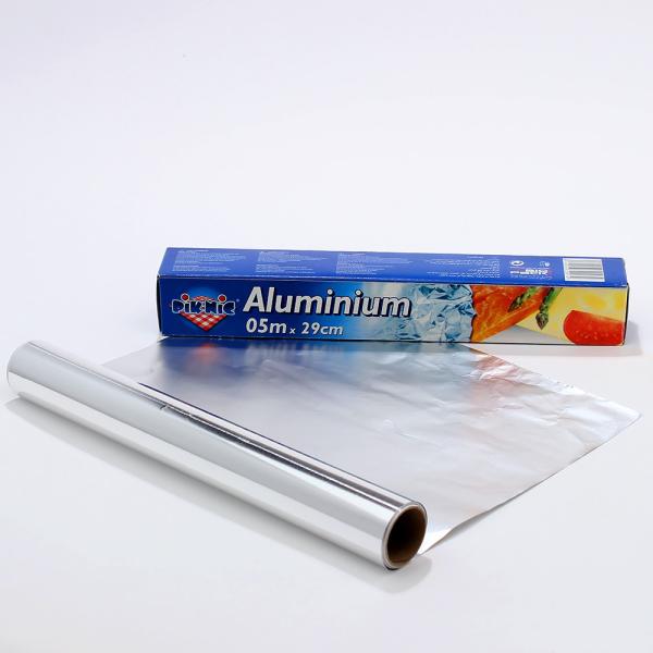 Customized Logo Kitchen Silver Aluminium Foil Paper for Cooking and Packaging