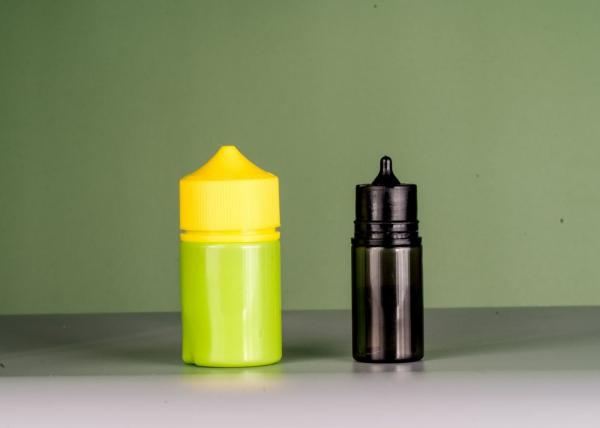 60ML Plastic Green Dropper Bottle E-Liquid Applicator Squeezable Bottles with